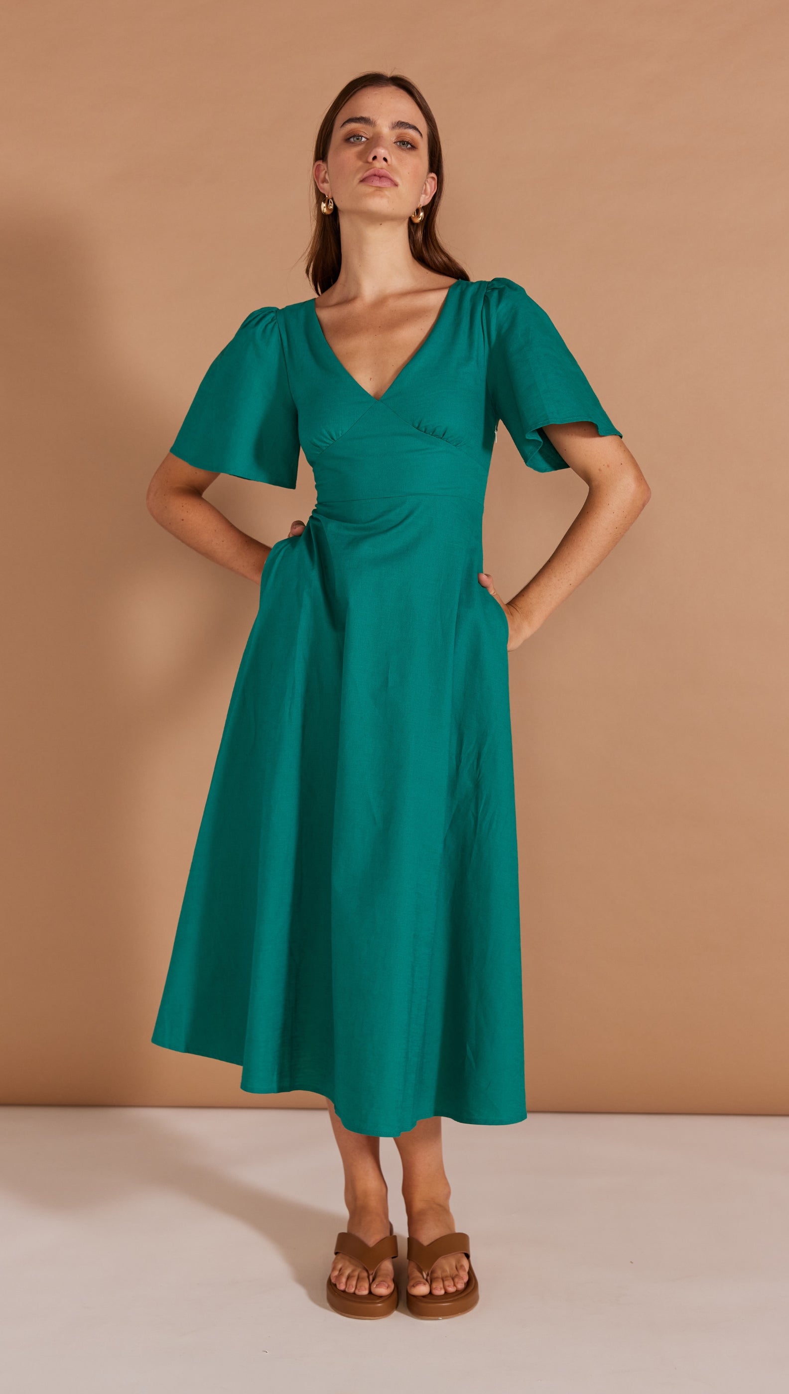 CELINE TEA DRESS - Staple the Label CELINE TEA DRESS - Staple the Label