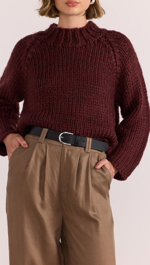 DEMI CHUNKY JUMPER-KNITWEAR - CASUAL-Staple the Label