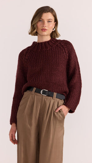 DEMI CHUNKY JUMPER-KNITWEAR - CASUAL-Staple the Label