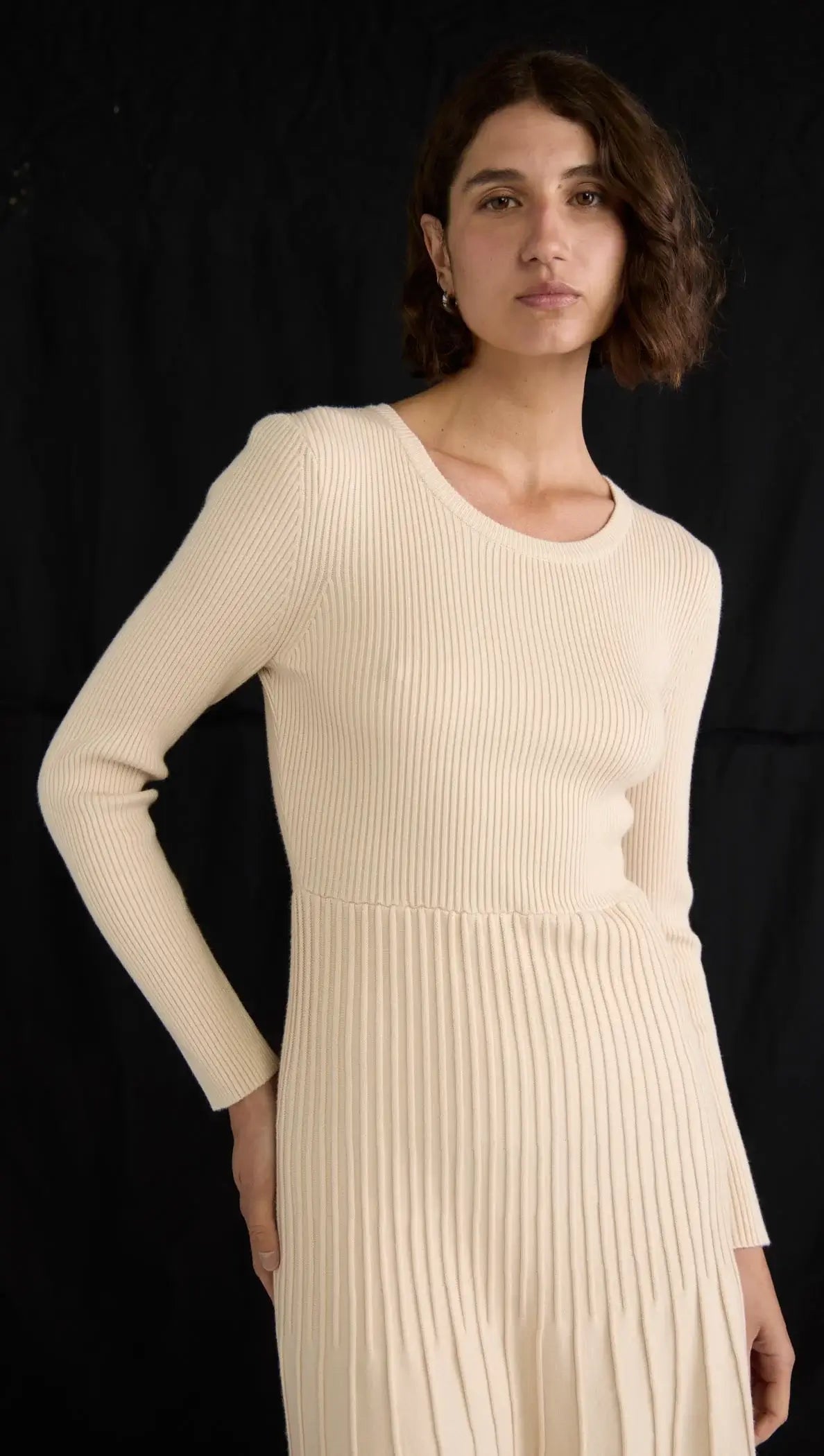 Elena Knit Midi Dress - Staple the Label Elena Knit Midi Dress - Staple the Label