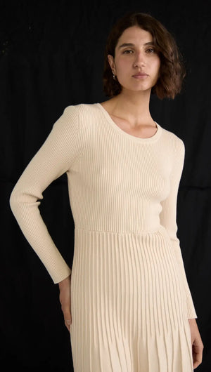midi dress knit delina seo Elena Knit Midi Dress