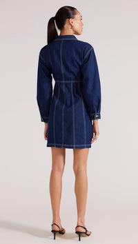 EVA DENIM MINI DRESS - Staple the Label