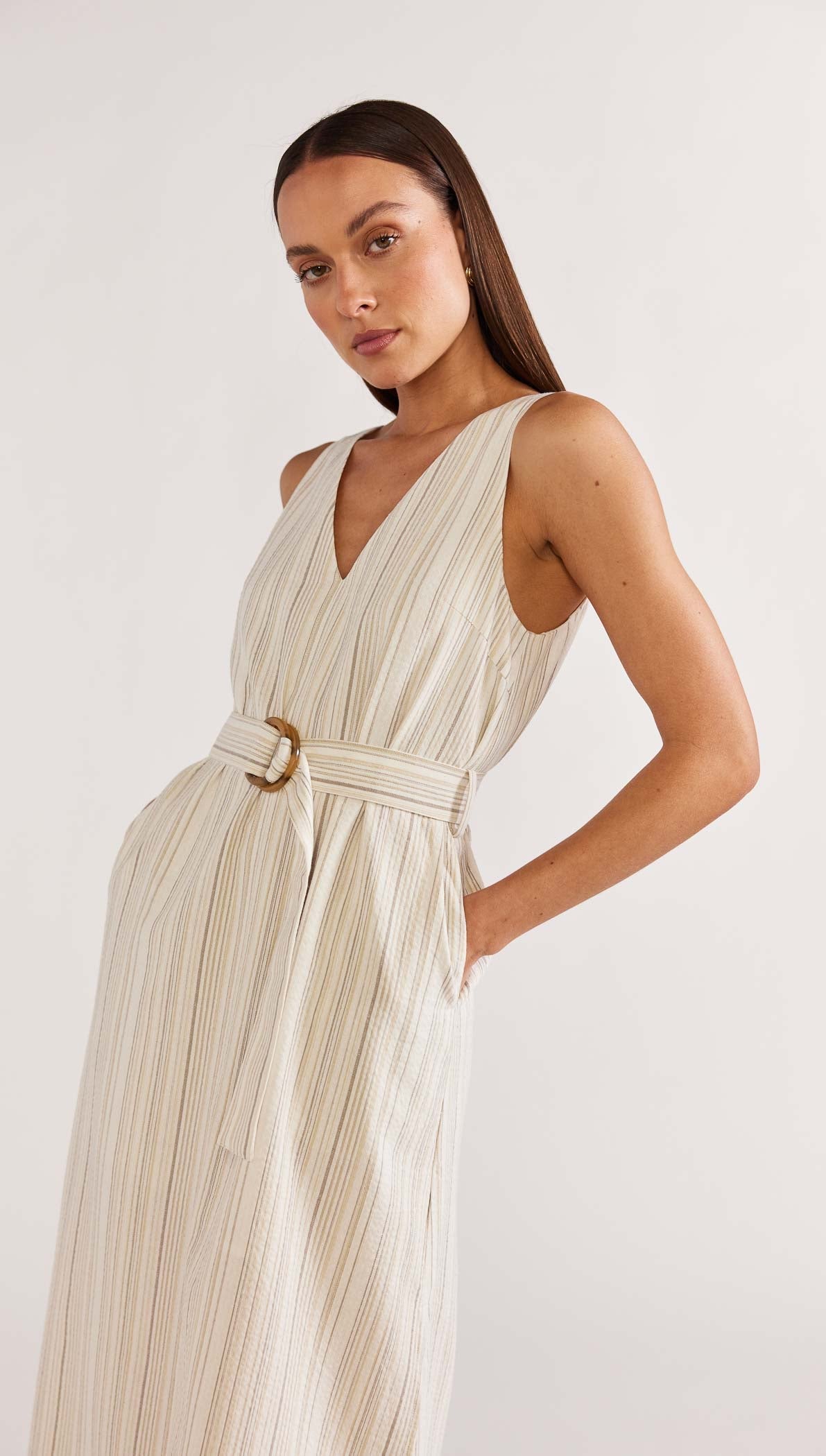 Finlay Belted Midi Dress-Staple-the-Label