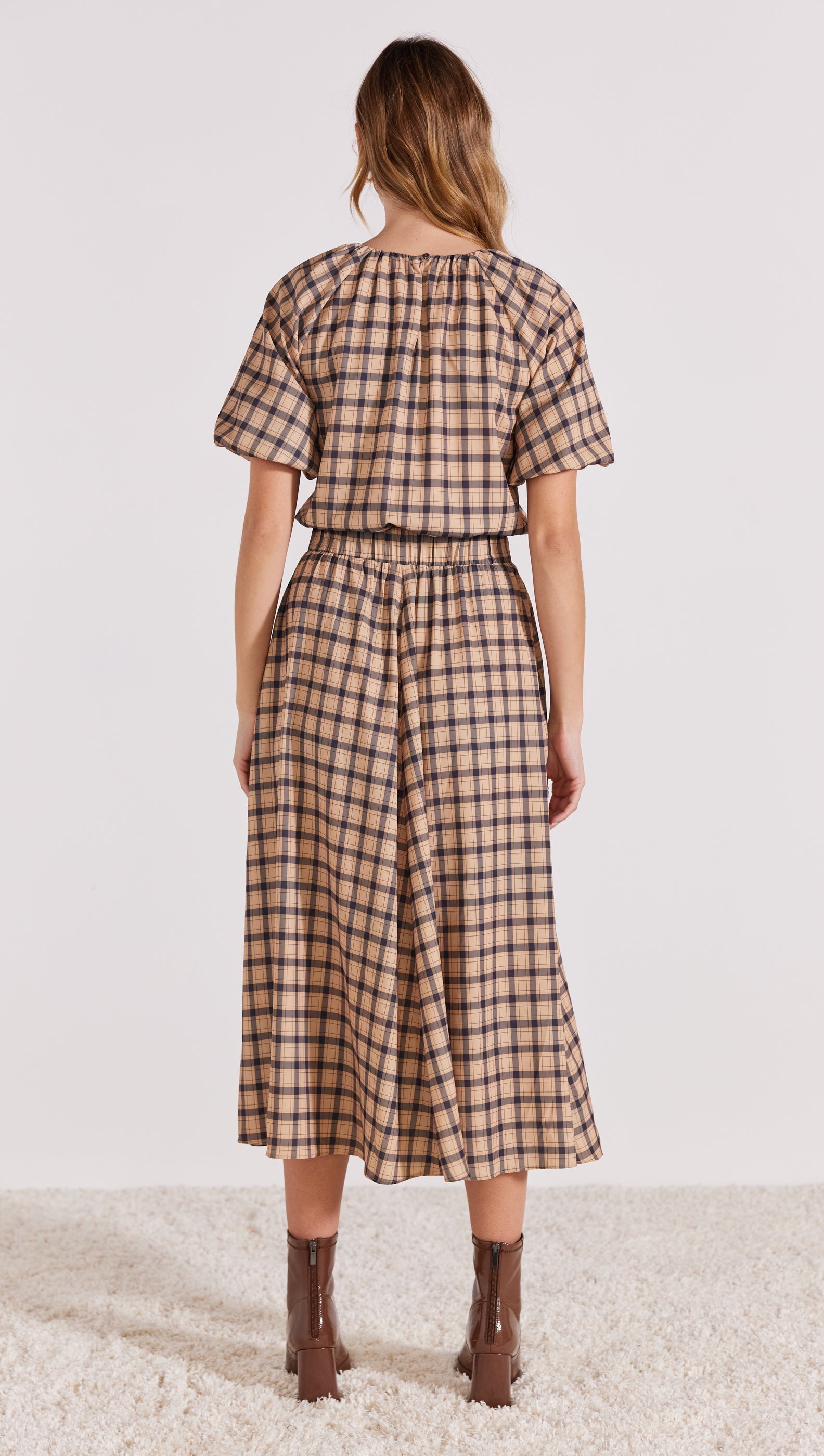 Harper Wrap Midi Dress • Shop American Threads Women's Trendy