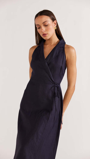 Jori Wrap Midi Dress-Staple-the-Label