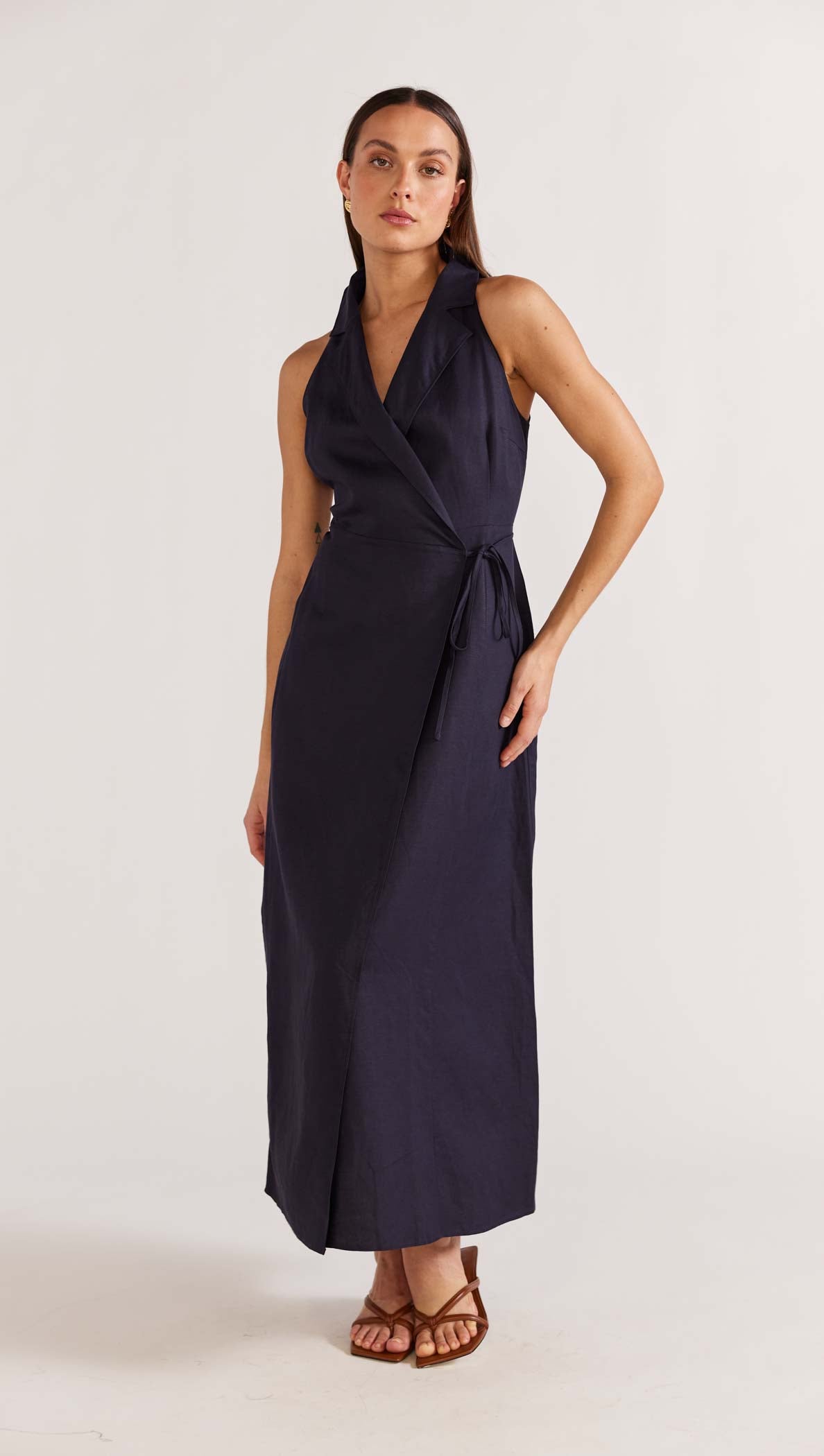 Jori Wrap Midi Dress-Staple-the-Label