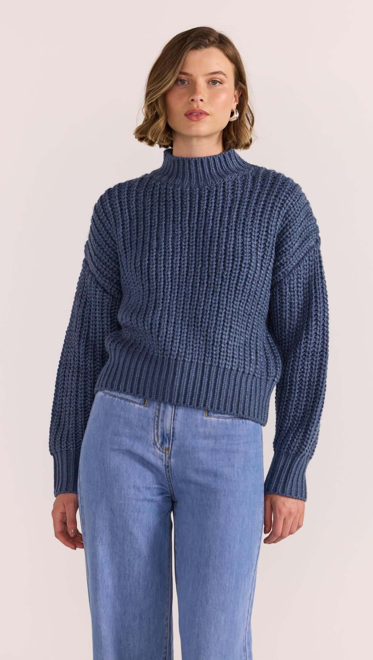 LENNON CHUNKY JUMPER-KNITWEAR - CASUAL-Staple the Label