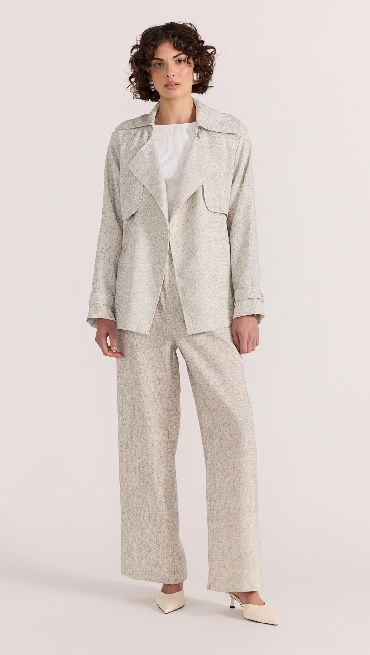 LUCIELLE WIDE LEG PANTS-PANTS-Staple the Label