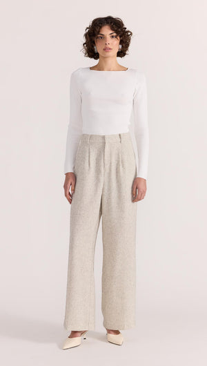 LUCIELLE WIDE LEG PANTS-PANTS-Staple the Label
