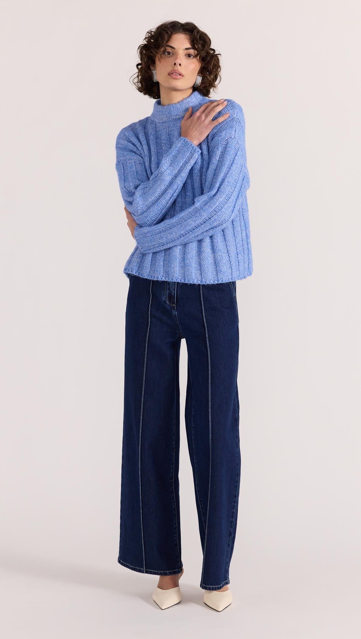 MACY COZY RIB JUMPER-KNITWEAR - JUMPERS-Staple the Label