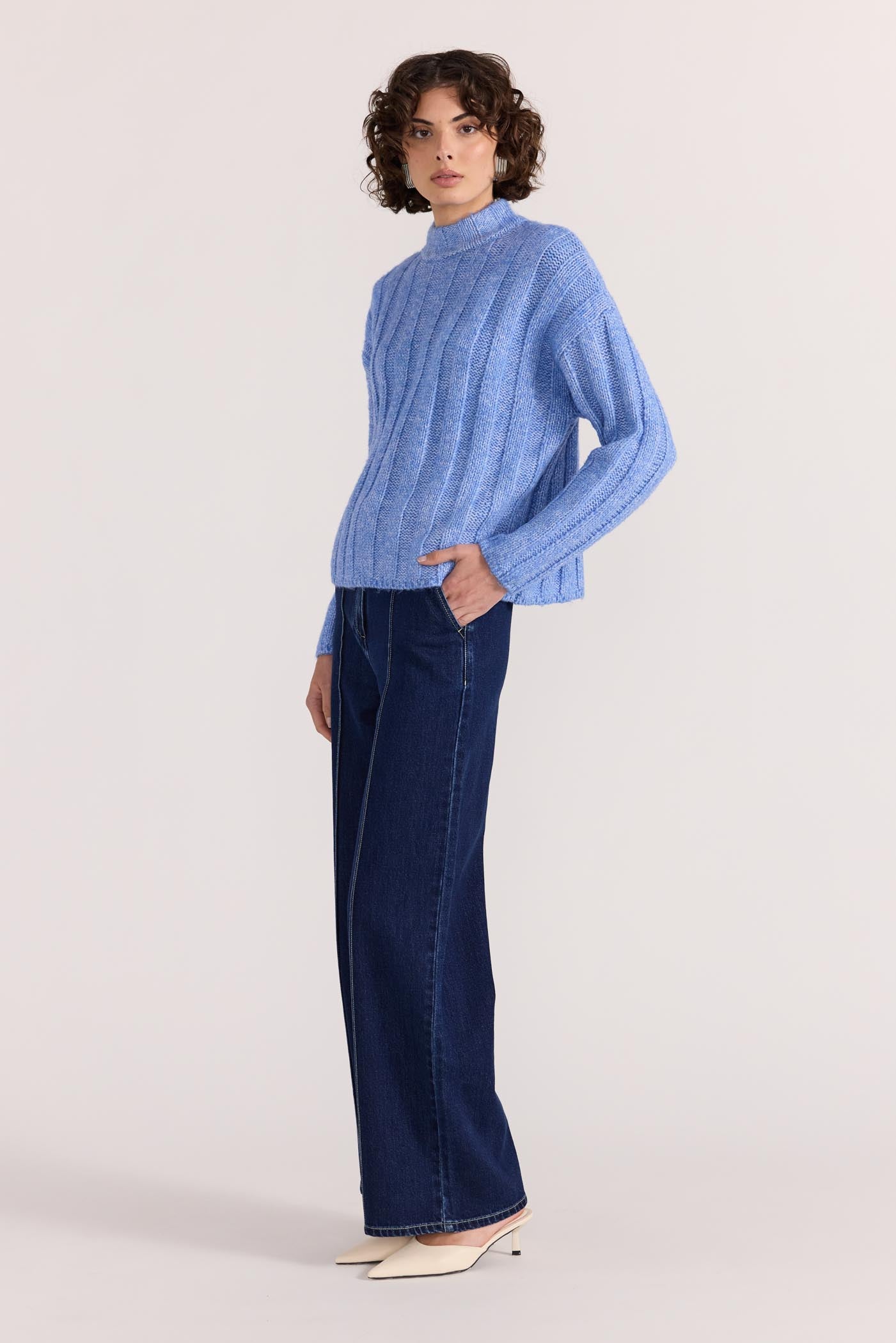 MACY COZY RIB JUMPER-KNITWEAR - JUMPERS-Staple the Label