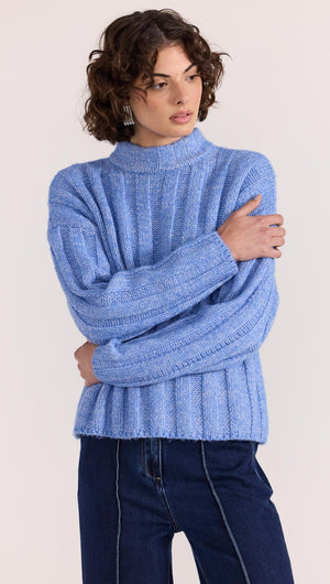 MACY COZY RIB JUMPER-KNITWEAR - JUMPERS-Staple the Label
