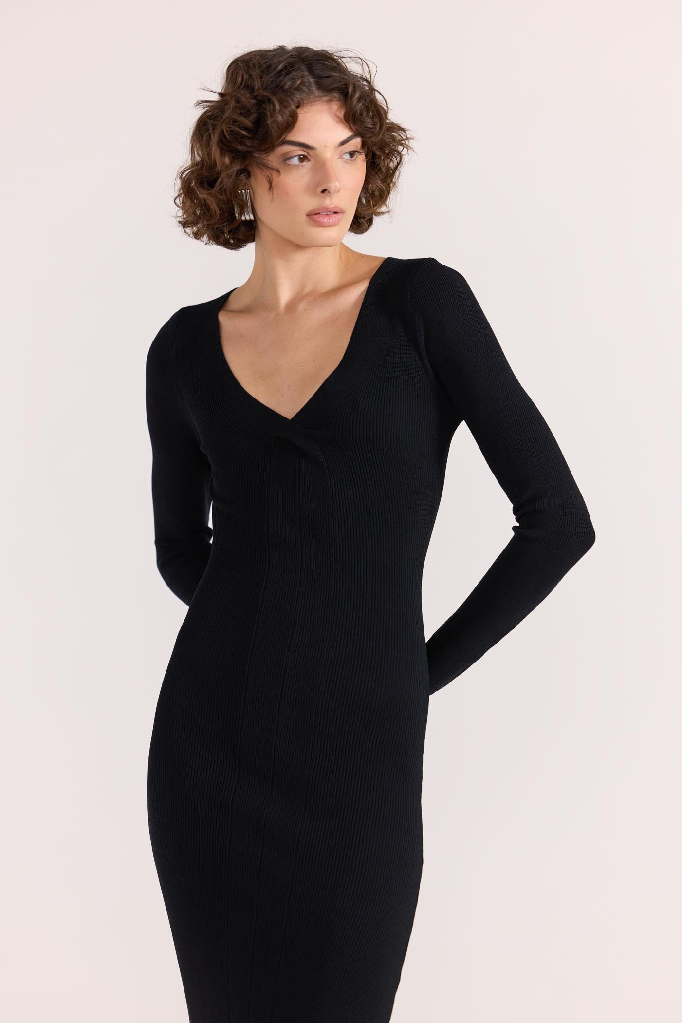 MARCEL KNIT MIDI DRESS-DRESSES - MIDI-Staple the Label