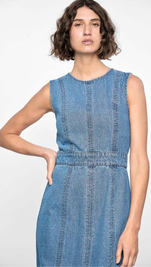 MAVERICK DENIM DRESS-DRESSES - CASUAL-Staple the Label