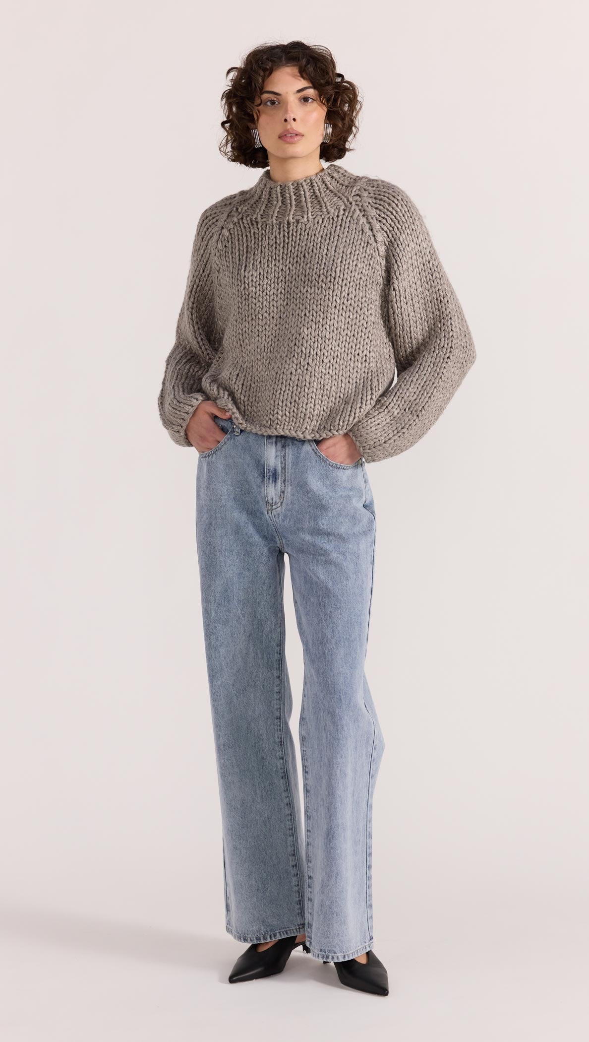 MONTE CHUNKY JUMPER-KNITWEAR - JUMPERS-Staple the Label