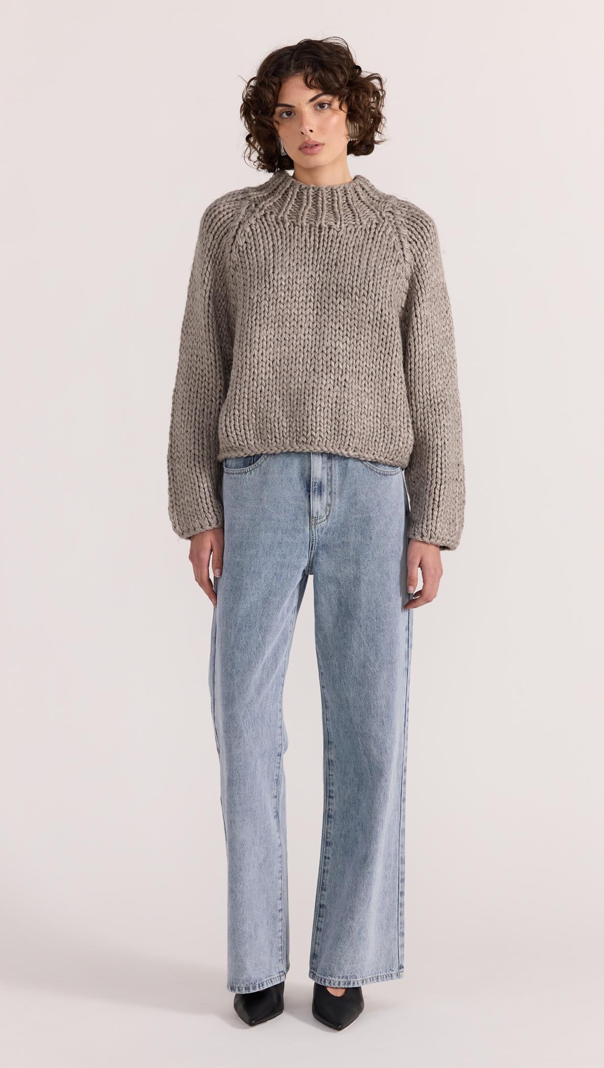 MONTE CHUNKY JUMPER-KNITWEAR - JUMPERS-Staple the Label