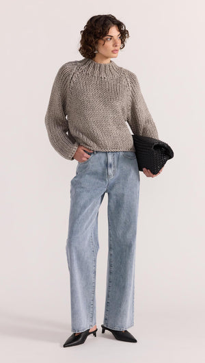 MONTE CHUNKY JUMPER-KNITWEAR - JUMPERS-Staple the Label