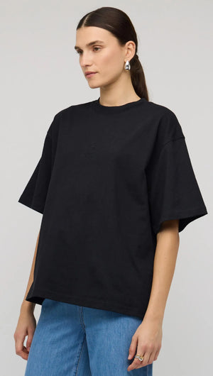STAPLE EMBROIDERED LOGO TEE-TOPS - CASUAL-Staple the Label