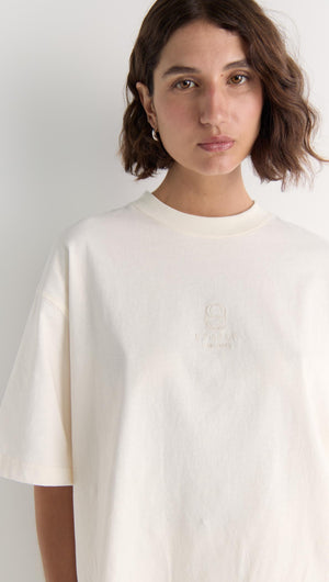 STAPLE EMBROIDERED LOGO TEE-TOPS - CASUAL-Staple the Label