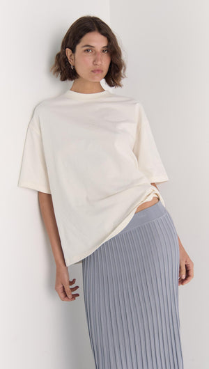 STAPLE EMBROIDERED LOGO TEE-TOPS - CASUAL-Staple the Label