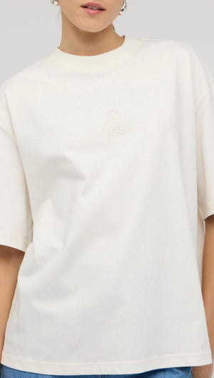 STAPLE EMBROIDERED LOGO TEE-TOPS - CASUAL-Staple the Label
