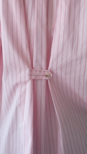 Oversized Cotton Shirt with Back Button Detail