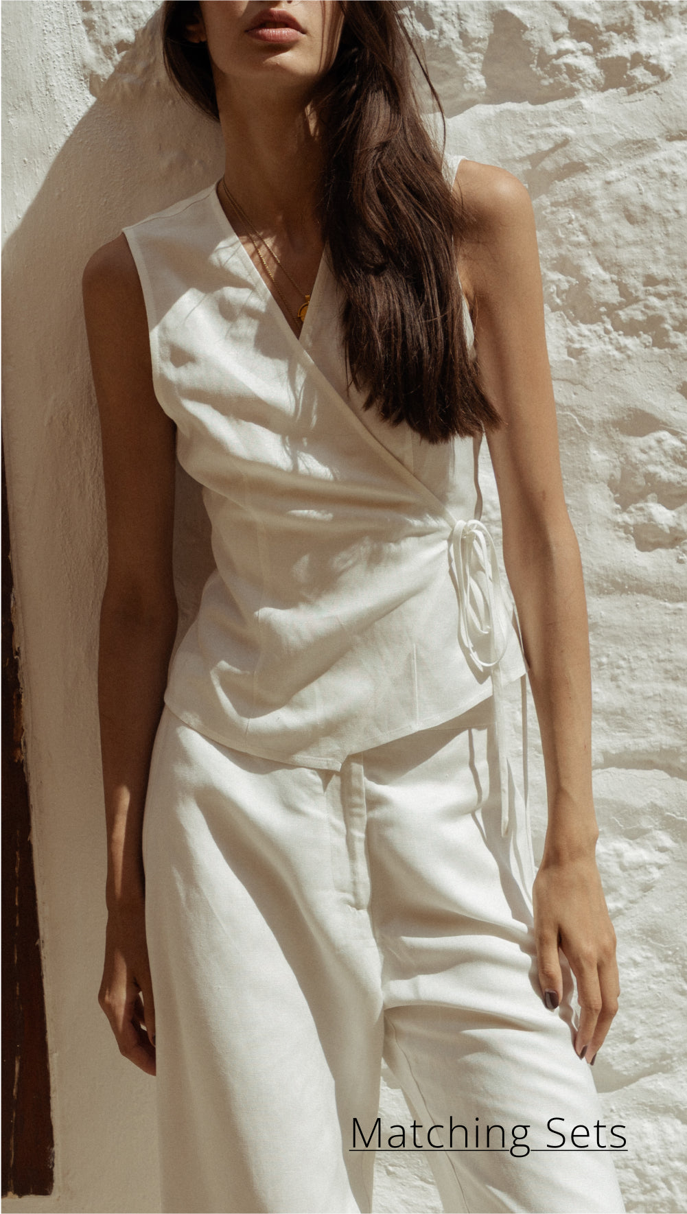 White Linen Co-ord set