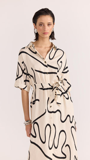 ZENITH MIDI SHIRTDRESS-Staple the Label