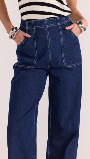 AUGUSTA HIGH WAIST JEANS-Staple the Label