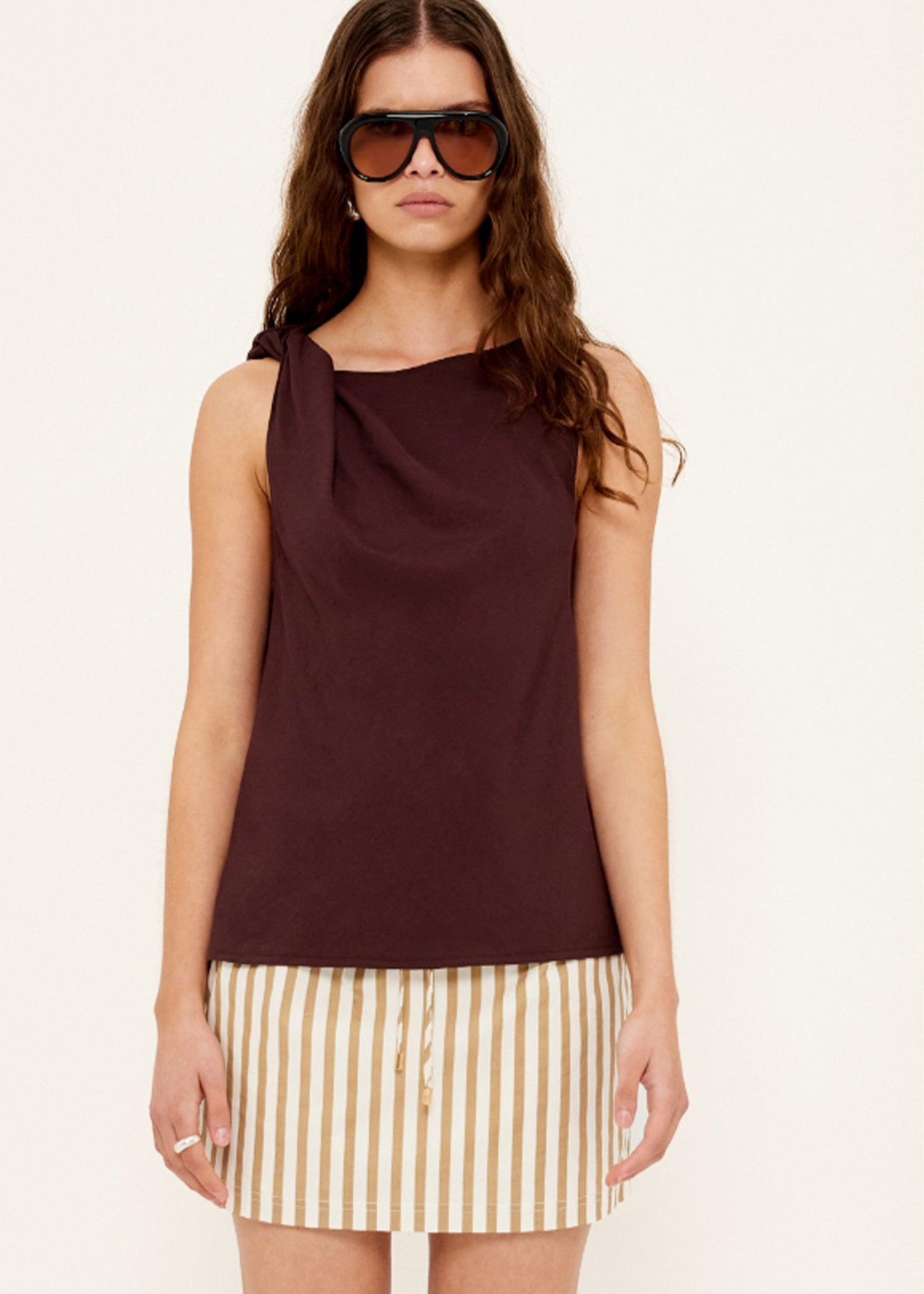 Chocolate Twist Top - Refined Everyday Styling