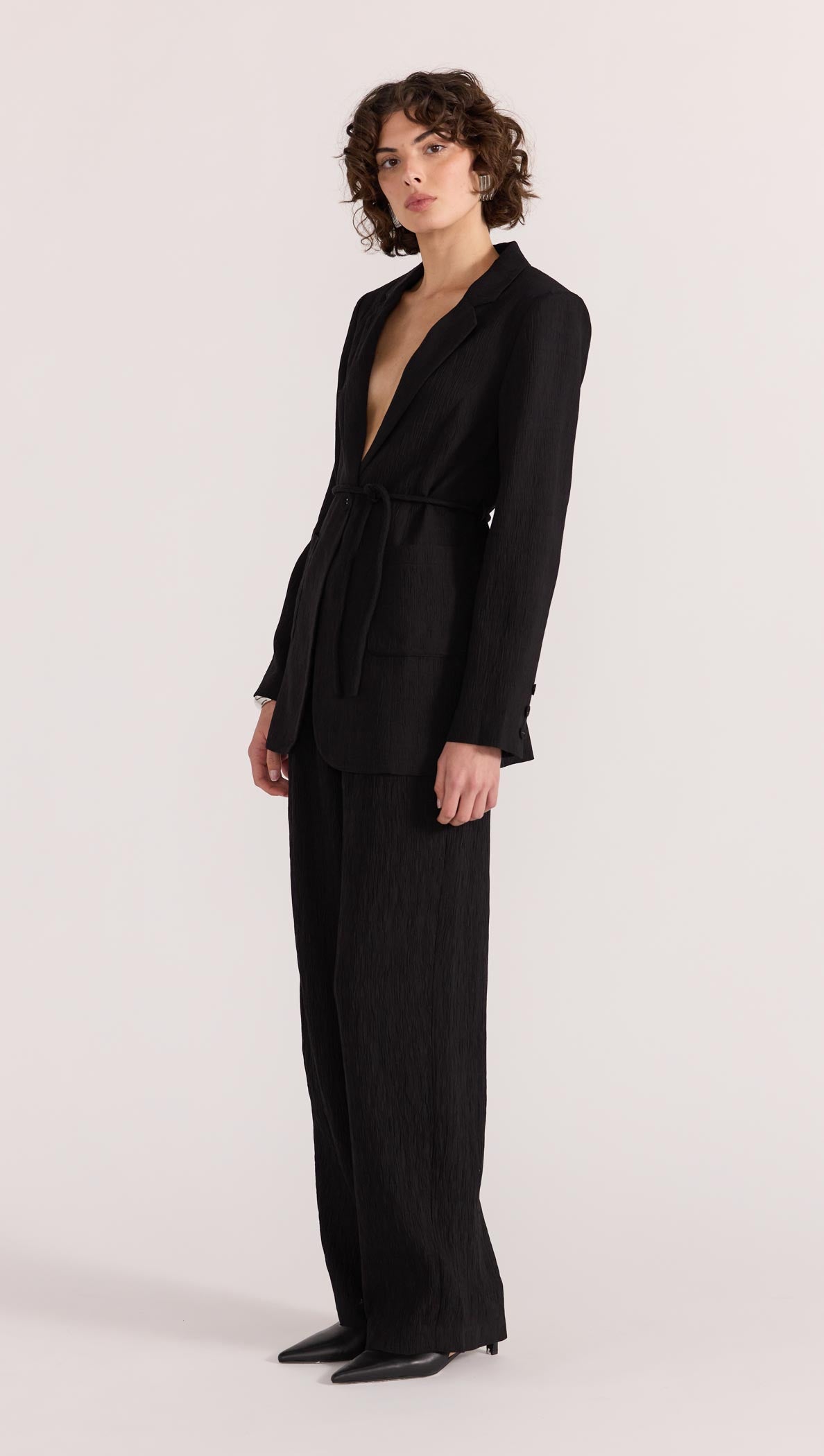 EMORY TIE WAIST BLAZER-Staple the Label