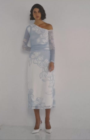 AURORA MESH MIDI DRESS