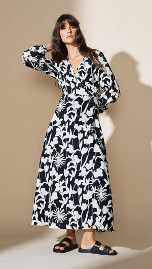 Alita Wrap Midi Dress